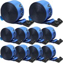 Pulseiras de Caminhão VEVOR (4x9m) - 81,64kg - Pacote com 10 - Alta Resistência Pulseiras de Caminhão VEVOR (4x9m) - 81,64kg - Pacote com 10 - Alta Resistência