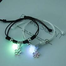 Pulseiras de Casal com Pingentes Estrela, Gato, Coração, Cruz, Flor e Chave Unissex