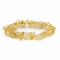 Pulseiras de cascalho em Citrino - 04F