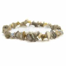 Pulseiras de cascalho em Labradorita - 01F