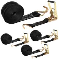 Pulseiras de catraca LISHINE, pacote com 4, 2 polegadas x 6 m, pesadas, 362,8 kg