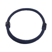 Pulseiras De Corda Trançada Coloridas Com Fivela Dupla Ajustável Para Casais, Presente Versátil Pulseiras De Corda Trançada Coloridas Com Fivela Dupla Ajustável Para Casais, Presente Versátil