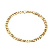 Pulseiras De Corrente Cubana Em Aço Inoxidável Unissex 3-11mm Vnox Joias Para Pulso Masculinas E