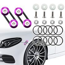 Pulseiras de liberação rápida Bumper Mejiao Purple 12PC Universal Car