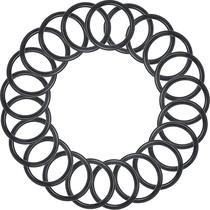 Pulseiras de liberação rápida Bumper Mellbree, pacote com 20 unidades