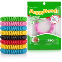 Pulseiras de mosquito BuggyBands, pacote com 24 para adultos e crianças Pulseiras de mosquito BuggyBands, pacote com 24 para adultos e crianças
