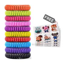 Pulseiras de mosquito, pacote com 20 pulseiras de buggy à prova d'água para crianças e adultos Pulseiras de mosquito, pacote com 20 pulseiras de buggy à prova d'água para crianças e adultos