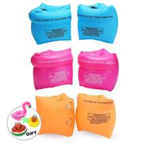 Pulseiras de natação infláveis de PVC Arm Floaties Jiareet, 6 a 12 anos, pacote com 6 Pulseiras de natação infláveis de PVC Arm Floaties Jiareet, 6 a 12 anos, pacote com 6