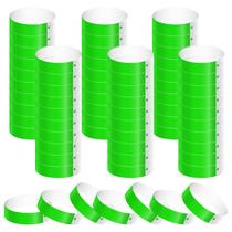 Pulseiras de néon KINBOM, papel impermeável, 600 unidades para eventos verdes