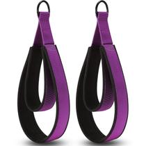 Pulseiras de Pilates TOBWOLF, 2 peças, 2 em 1 para Reformer - roxas