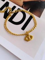 Pulseiras de profissões pingente Administração folheado Ouro