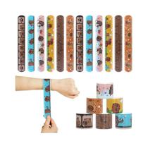 Pulseiras De Pulso De Capivara Em Estilo Cartoon Para Crianças, 12PCS, Brinquedos Temáticos De