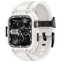 Pulseiras de relógio AmBand compatíveis com Apple Watch 45 mm brancas