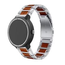 Pulseiras de relógio Anrir Red Sandalwood para Galaxy Watch 6 47mm Pulseiras de relógio Anrir Red Sandalwood para Galaxy Watch 6 47mm