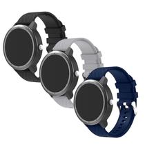 Pulseiras de relógio Anrir Vivoactive 3, 20 mm, silicone, pacote com 3