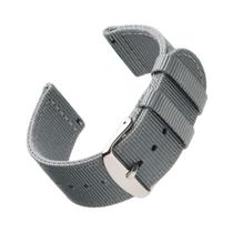 Pulseiras de relógio Archer Premium Nylon Quick Release 22 mm cinza