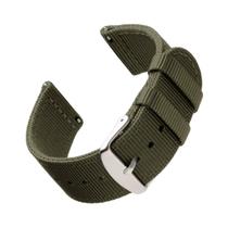 Pulseiras de relógio Archer Premium Nylon Quick Release 22 mm Olive