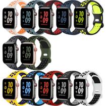 Pulseiras de relógio Brigtlaiff compatíveis com Apple 38-49 mm, pacote com 12