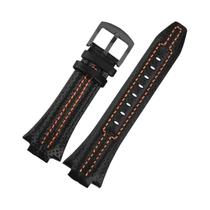 Pulseiras De Relógio De Couro Genuíno De 15mm Para Seiko Sportura SNL029P2 SNL021P1 SNA595P2 Pulseiras De Relógio De Couro Genuíno De 15mm Para Seiko Sportura SNL029P2 SNL021P1 SNA595P2