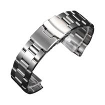 Pulseiras De Relógio Em Aço Inoxidável 20mm-28mm Universais Com Extremidade Plana Para Relógios De Pulseiras De Relógio Em Aço Inoxidável 20mm-28mm Universais Com Extremidade Plana Para Relógios De