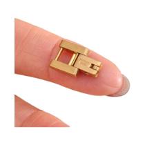 Pulseiras De Relógio Femininas Em Aço Inoxidável Banhadas a Ouro Com Zircônia Verde, Preta E Branca