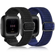 Pulseiras de relógio Fuleda Elastic compatíveis com Fitbit Versa 2/3/SE