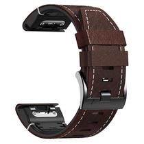 Pulseiras de Relógio Garmin epix Pro - Quick Fit 22mm em Couro