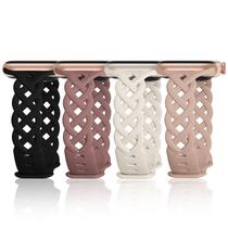 Pulseiras de relógio IWABCertoo Slim Silicone para Apple 38-49mm Pulseiras de relógio IWABCertoo Slim Silicone para Apple 38-49mm