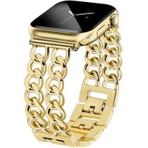 Pulseiras de relógio JR.DM Gold para mulheres Apple Watch 38-42 mm (S10) Pulseiras de relógio JR.DM Gold para mulheres Apple Watch 38-42 mm (S10)