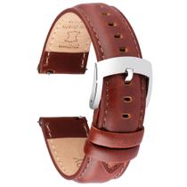 Pulseiras de relógio OTTOODY Leather Quick Release Top Grain 18-22 mm
