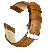 Pulseiras de relógio Ritche Quick Release Leather Toffee Brown 18-24 mm Pulseiras de relógio Ritche Quick Release Leather Toffee Brown 18-24 mm