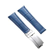 Pulseiras De Relógio Unissex De Couro Legítimo De 20mm Para Rolex SUBMARINER DAYTONA GMT