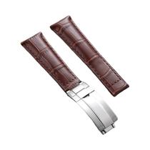 Pulseiras De Relógio Unissex De Couro Legítimo De 20mm Para Rolex SUBMARINER DAYTONA GMT