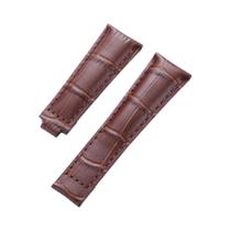 Pulseiras De Relógio Unissex De Couro Legítimo De 20mm Para Rolex SUBMARINER DAYTONA GMT