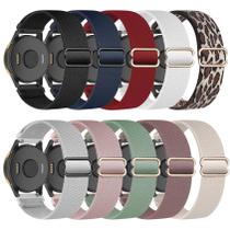 Pulseiras de relógio Wizvv Stretchy Nylon de 20 mm para Garmin Venu Sq/Venu