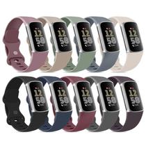 Pulseiras de reposição Fitbit Charge 6/5 compatíveis com Vancle (pacote com 10)