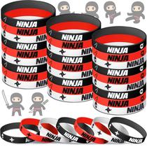 Pulseiras de silicone Deekin Ninja Samurai 30 unidades