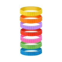 Pulseiras De Silicone Em Formato De Blocos De Montar (10-30 Peças) Lembrancinhas Para Festas,