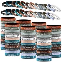 Pulseiras de silicone HyDren 120 pulseiras de versos bíblicos em espanhol