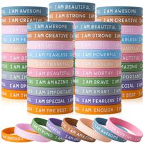 Pulseiras de silicone KUCLIN Students Inspirational 100 unidades Pulseiras de silicone KUCLIN Students Inspirational 100 unidades