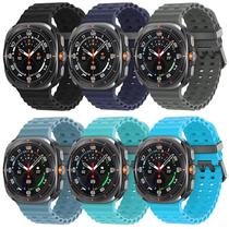Pulseiras de Silicone para Samsung Galaxy Watch Ultra 47mm (Pacote com 6)