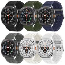 Pulseiras de Silicone para Samsung Galaxy Watch Ultra 47mm (Pacote com 6)