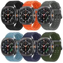 Pulseiras de Silicone para Samsung Galaxy Watch Ultra 47mm (Pacote com 6)