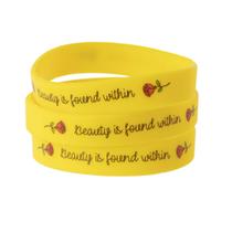 Pulseiras de silicone Rose Beauty, lembrancinhas de festa, pacote com 24 Pulseiras de silicone Rose Beauty, lembrancinhas de festa, pacote com 24