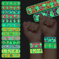 Pulseiras de Tatuagem Temporária Glow in the Dark - Pacote com 60 Unidades - Natal