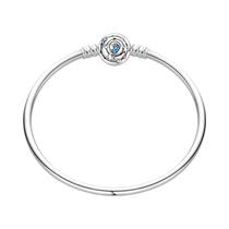 Pulseiras De Zircônia Em Forma De Estrela, Lua E Coração Em Prata 925, 17-20CM, Charms DIY, Joias De