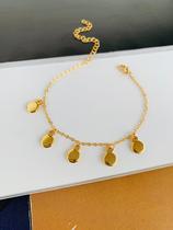 Pulseiras delicadas folheadas a Ouro e a Prata pulseiras com esferas Pulseiras delicadas folheadas a Ouro e a Prata pulseiras com esferas