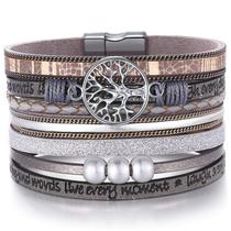 Pulseiras Desimtion Tree of Life para mãe e filha