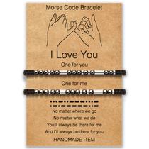 Pulseiras Destimtion I Love You Morse Code Long Distance