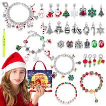 Pulseiras do Calendário do Advento Larimuer Christmas 2024 Girls